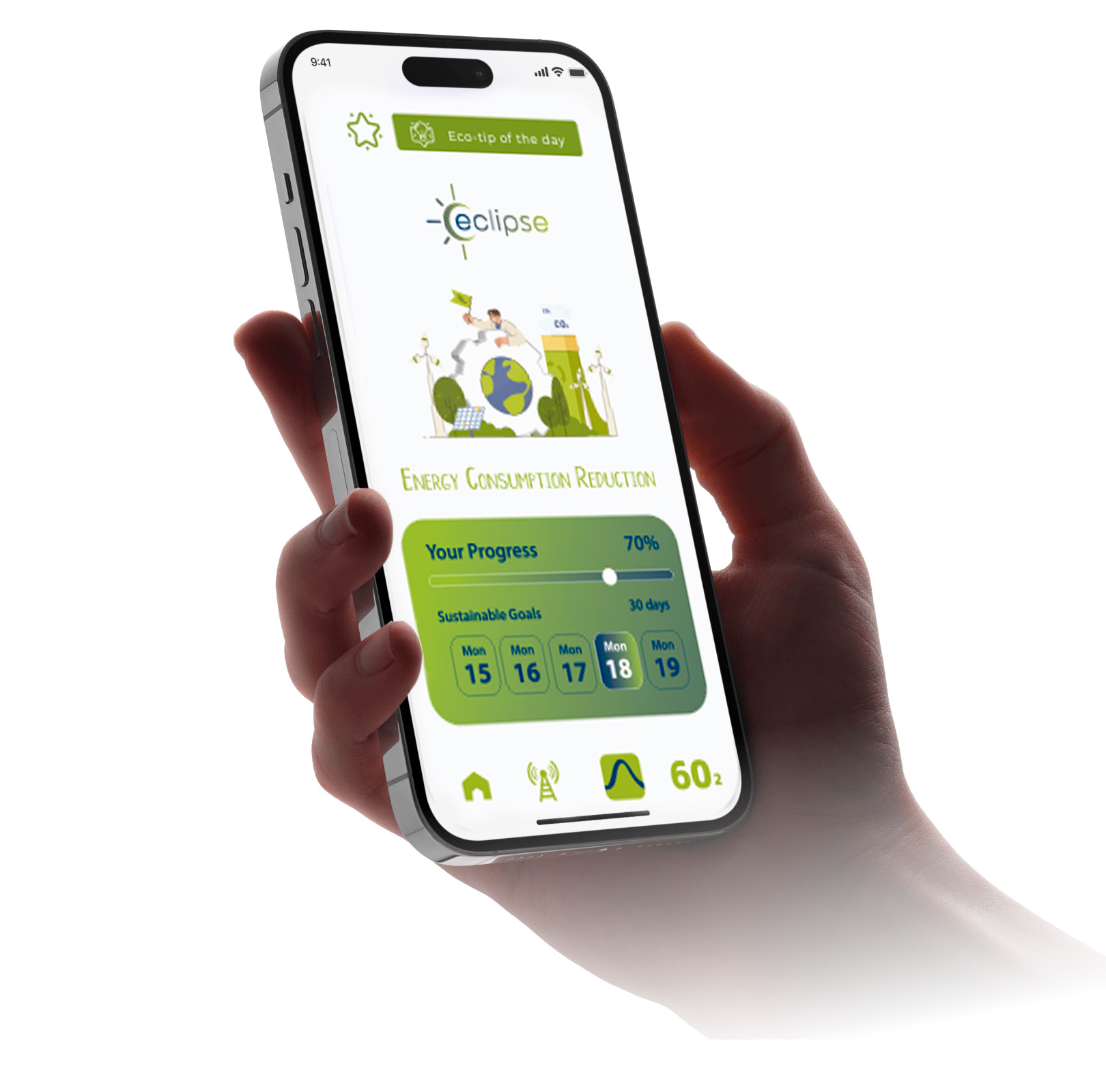 Phone with ECLIPSE App