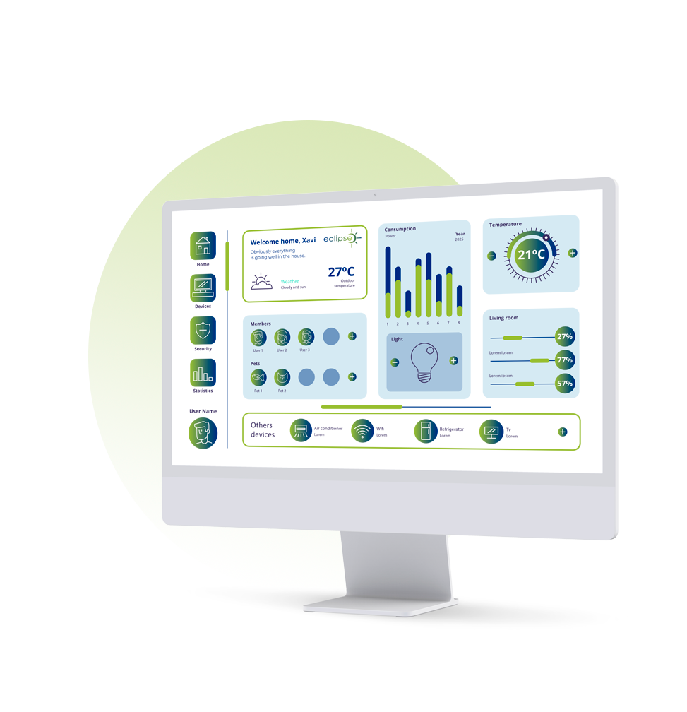 Computer with innovations of ECLIPSE App